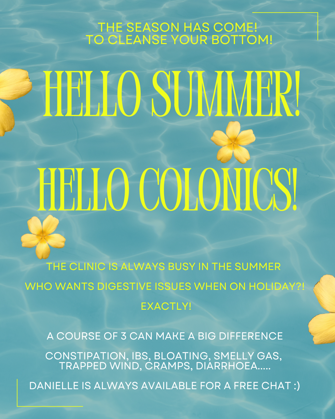 Calling all customers that would like no digestive issues for the summer?!